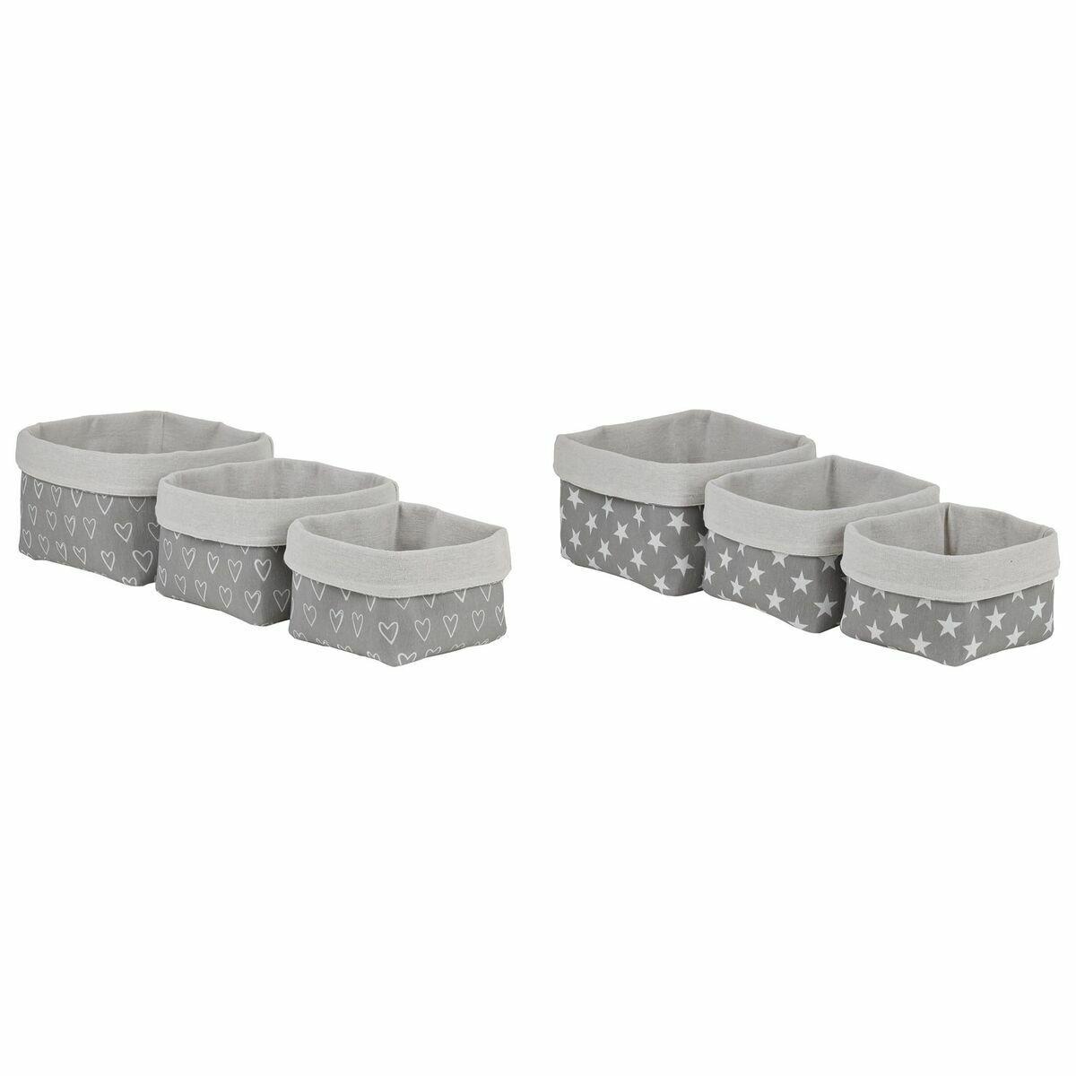 8424002025922 - Nicht Zutreffend - Korb-Set dkd Home Decor Baumwolle eva (23 x 23 x 16 cm) (2 Stück)