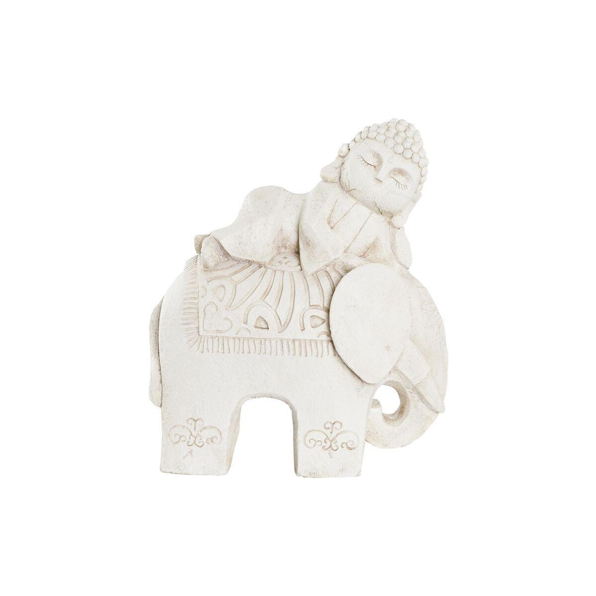 8424002032135 - Dkd Home Decor - Magnesischer Figur 42x24x46 Buddha Elefant Alter Magnesia Multicolor Materialfamilie Buddha -Figuren Details