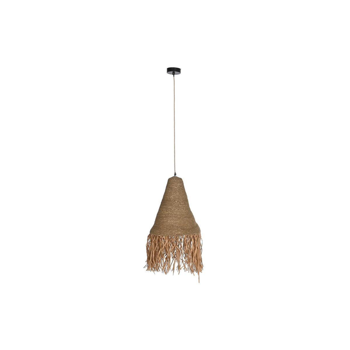 8424002012182 - Nicht Zutreffend - Deckenlampe dkd Home Decor natürlich Eisen 50 w Jute (44 x 44 x 67 cm)