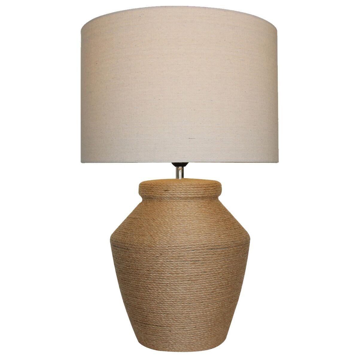 8424002012663 - Tischlampe Braun Beige Schnur Dolomite 25 W 50 W 220 V 38 x 38 x 59 cm 38 x 38 x 60 cm