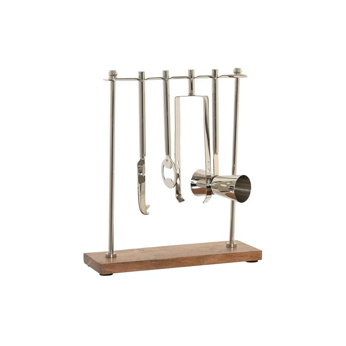 8424002018214 - Cocktailbox Edelstahl und Akazie DKD Home Decor