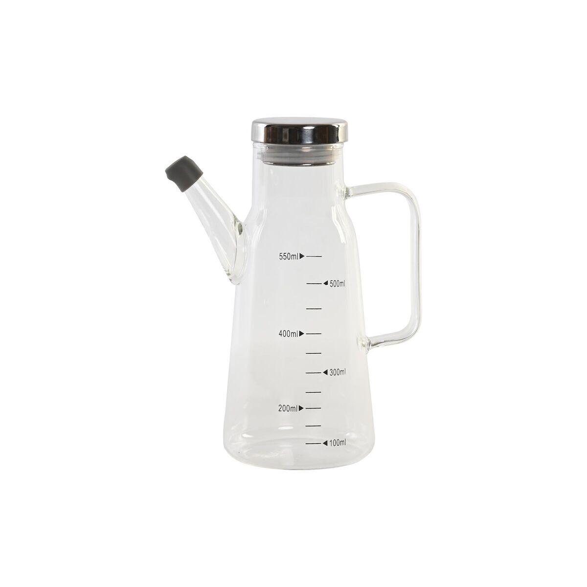 8424002028671 - Ölkännchen aus Borosilikatglas und Edelstahl DKD Home Decor