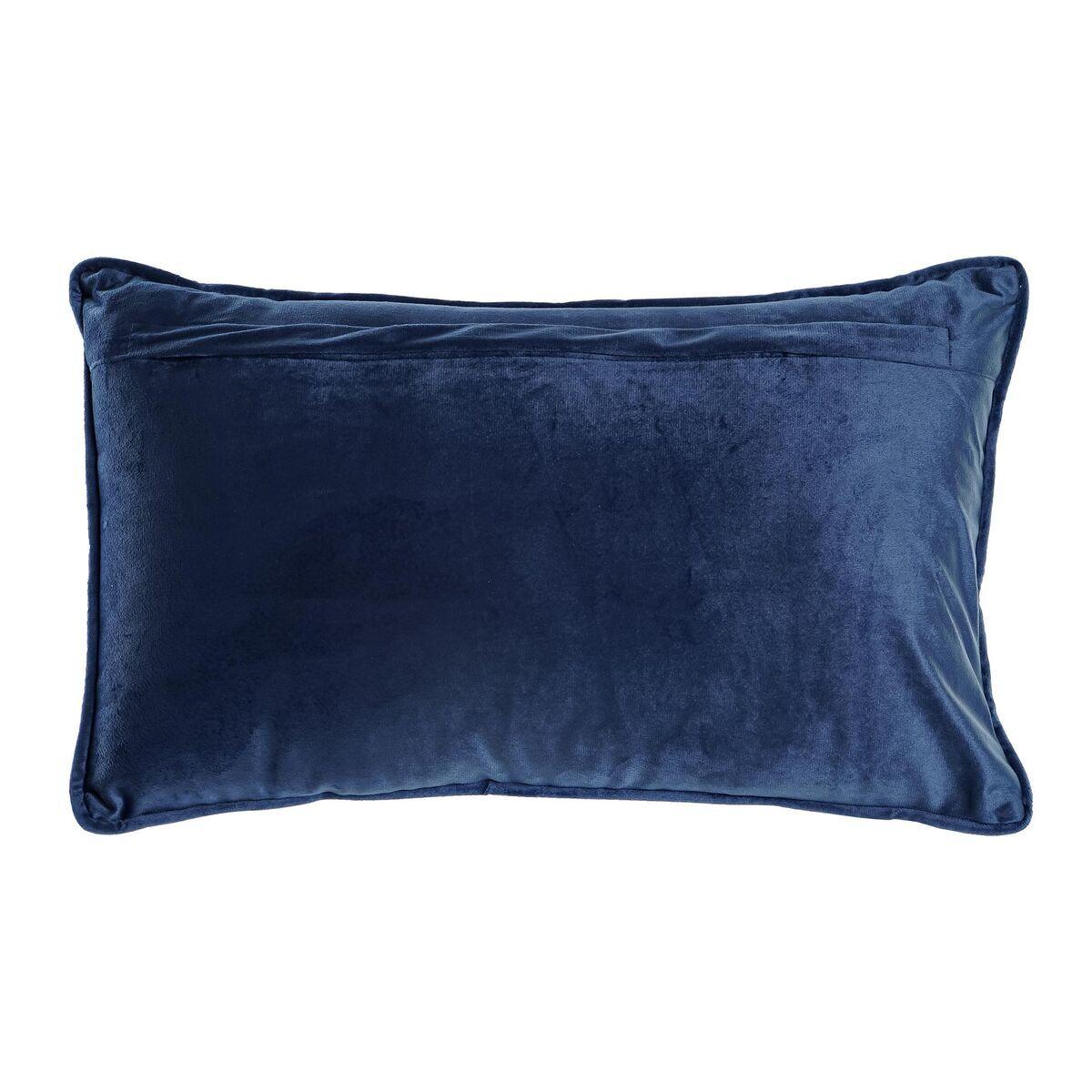 8424002009311 - Nicht Zutreffend - Kissen dkd Home Decor Blau Polyester Blomster (50 x 10 x 30 cm)