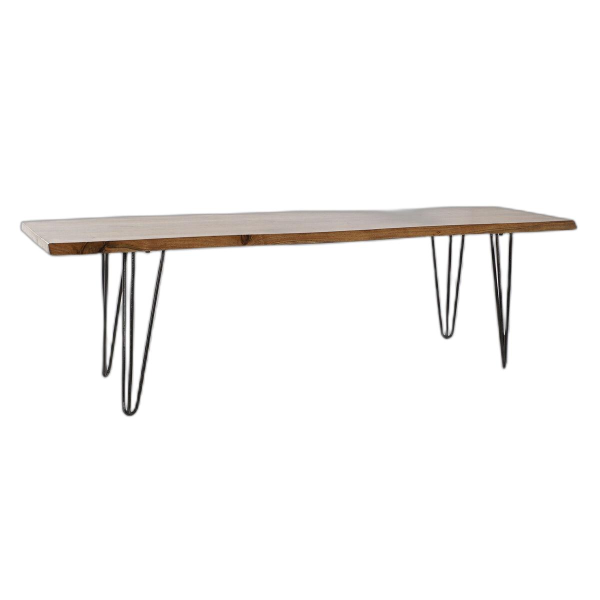 8424001777020 - Dkd Home Decor - Acacia Metall Metall -Abdeckung 160x40x46 natürliches Akazie Metall mehrlöslich Farbmaterial Familienstühle und Stühle Details