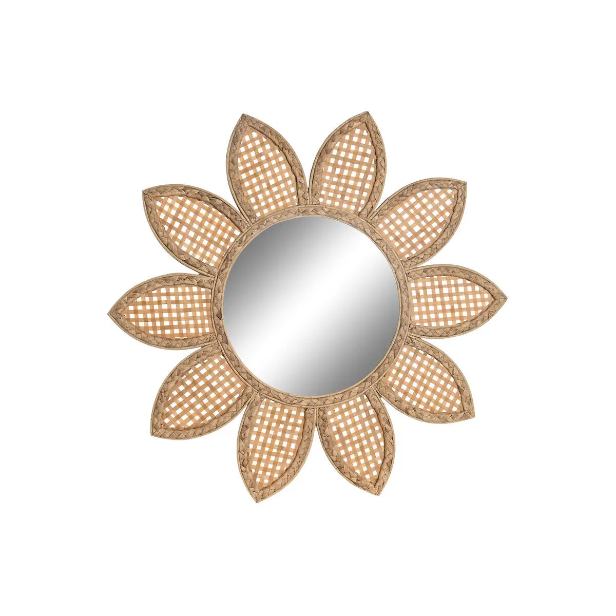 8424002060039 - Wandspiegel aus Bambusglas Tropical Soleil