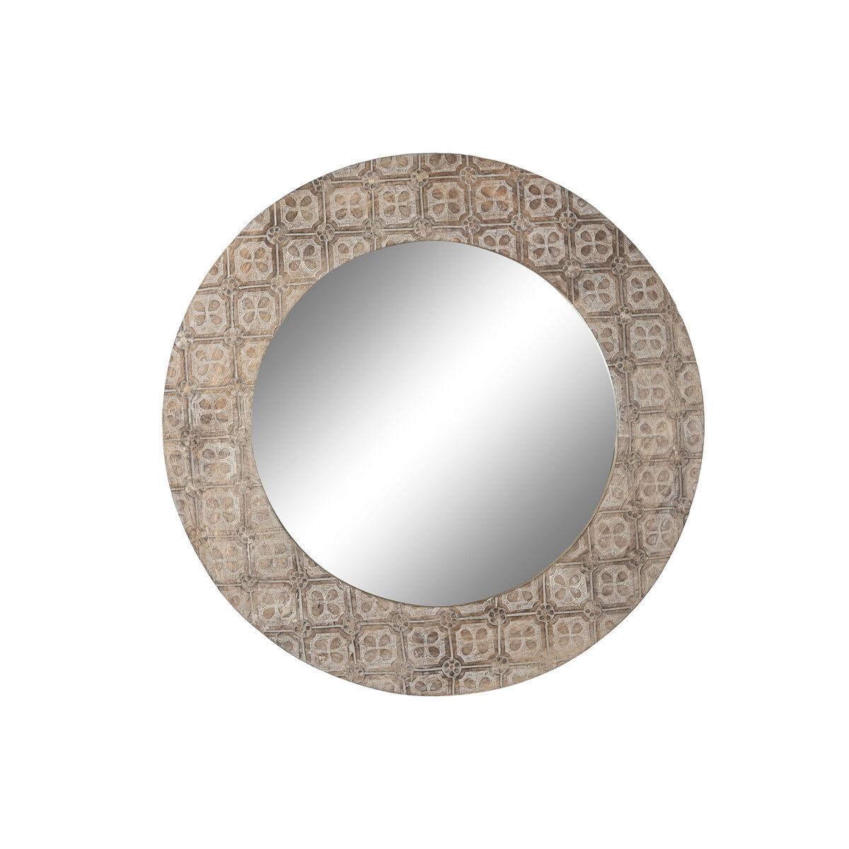 8424002050009 - Dkd Home Decor - Midf Mirror mdf 76x4x76 Mandala Decape Brown mdf Griff Material Farbspiegel Spiegel Spiegel Details