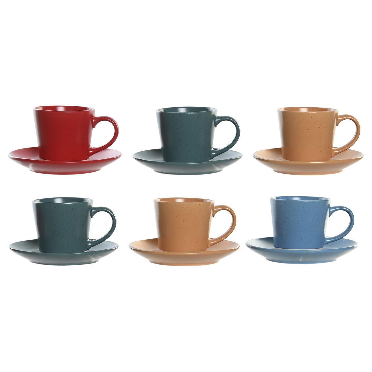 8424002050931 - Tasse mit Untertassen aus Steingut (x6)
