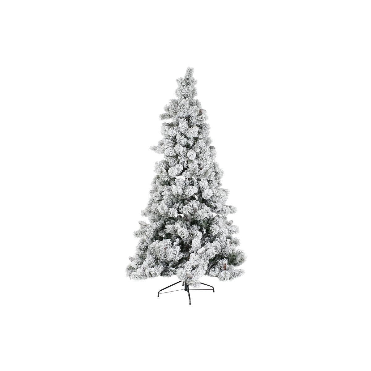 8424002070137 - Weihnachtsbaum Weiß grün Polyäthylen Verschneit 140 x 140 x 210 cm
