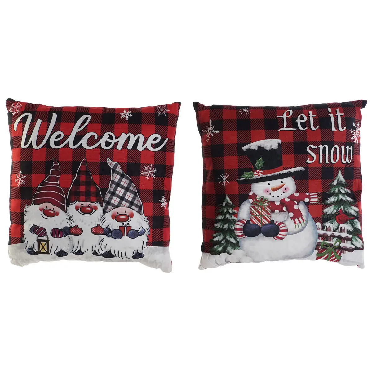 8424002071394 - Kissen Weihnachten Bunt Polyester 40 x 10 x 40 cm (2 Stück)