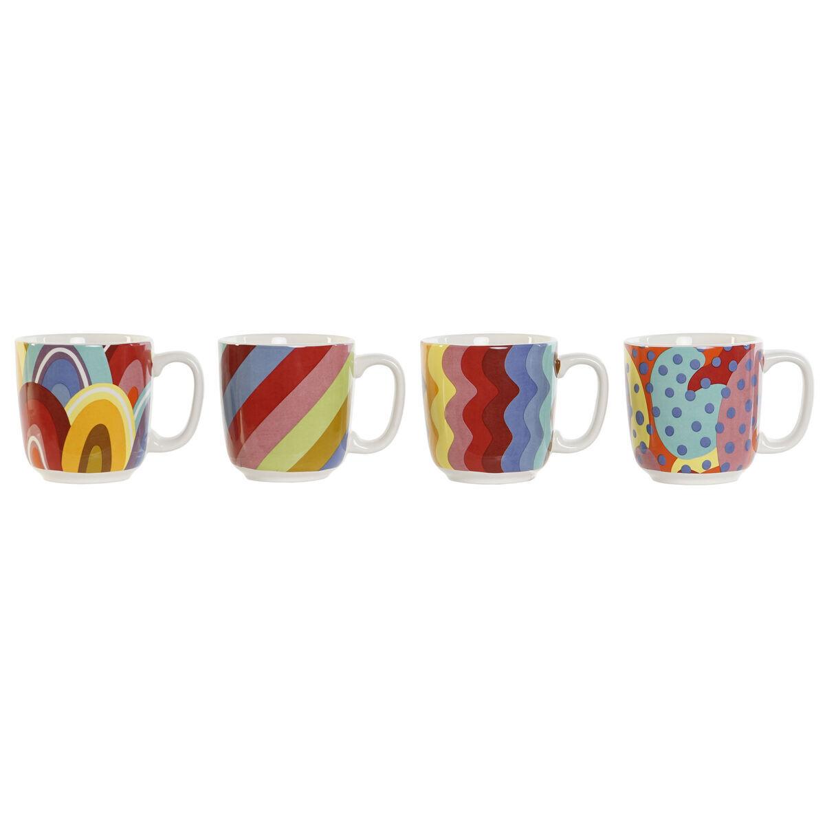 8424002081652 - Moderne Kaffeetasse Koralle Bambus Dolomit (x4)
