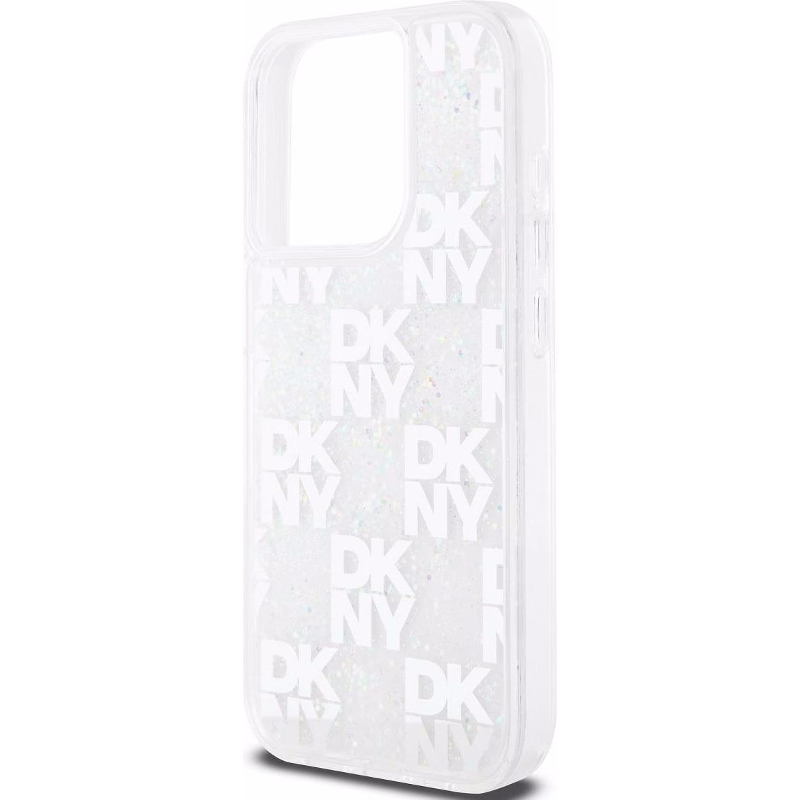 3666339271053 - Liquid Glitter Silikon Case für Apple iPhone 15 Pro Glitzer   Silber