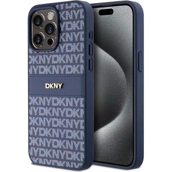3666339260842 - Smartphone-Schutzhülle aus Leder Dkny iPhone 15 Pro Max 67 Niebieski