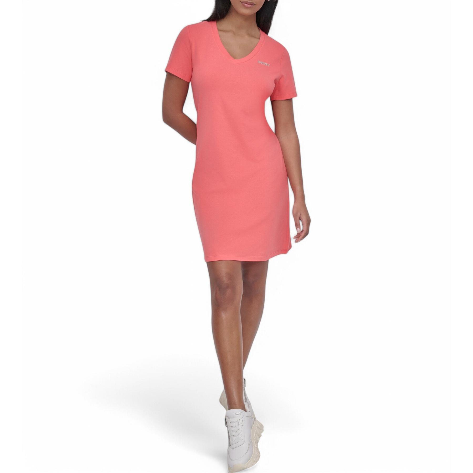 0732465921292 - T-Shirt-Kleid Dkny Mini Stud Logo