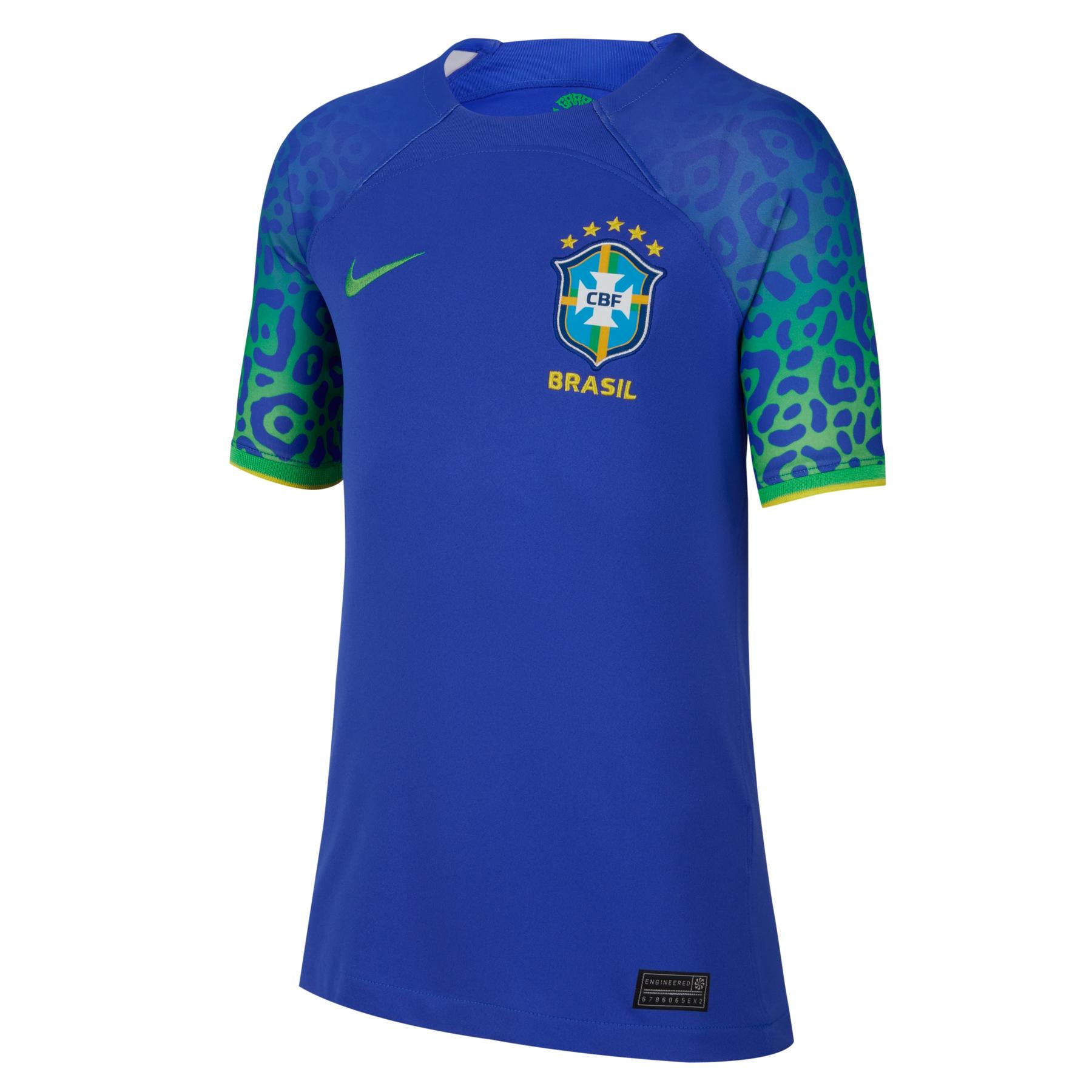 Maglia Away per bambini Brésil Dri-FIT 2022/23