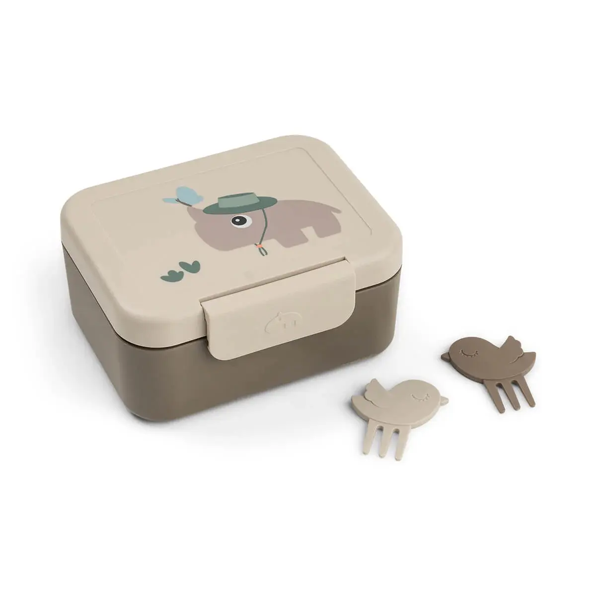 Lunchbox met prikkers voor snacks Done by Deer Tiny Trails