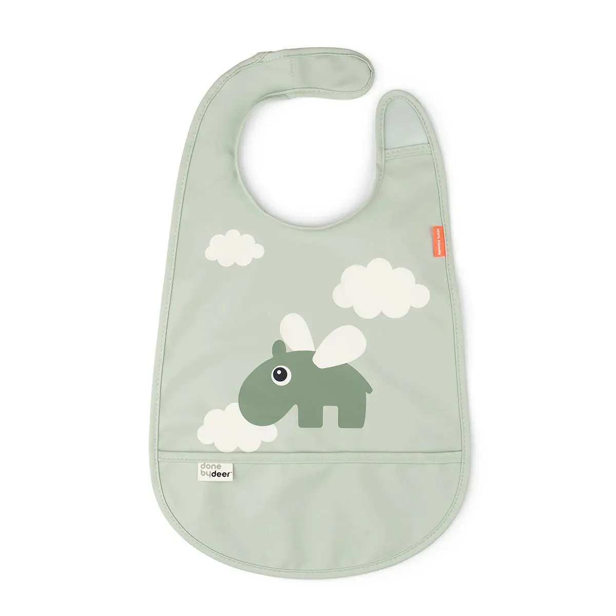 Bavoir avec fermeture velcro Done by Deer Happy Clouds
