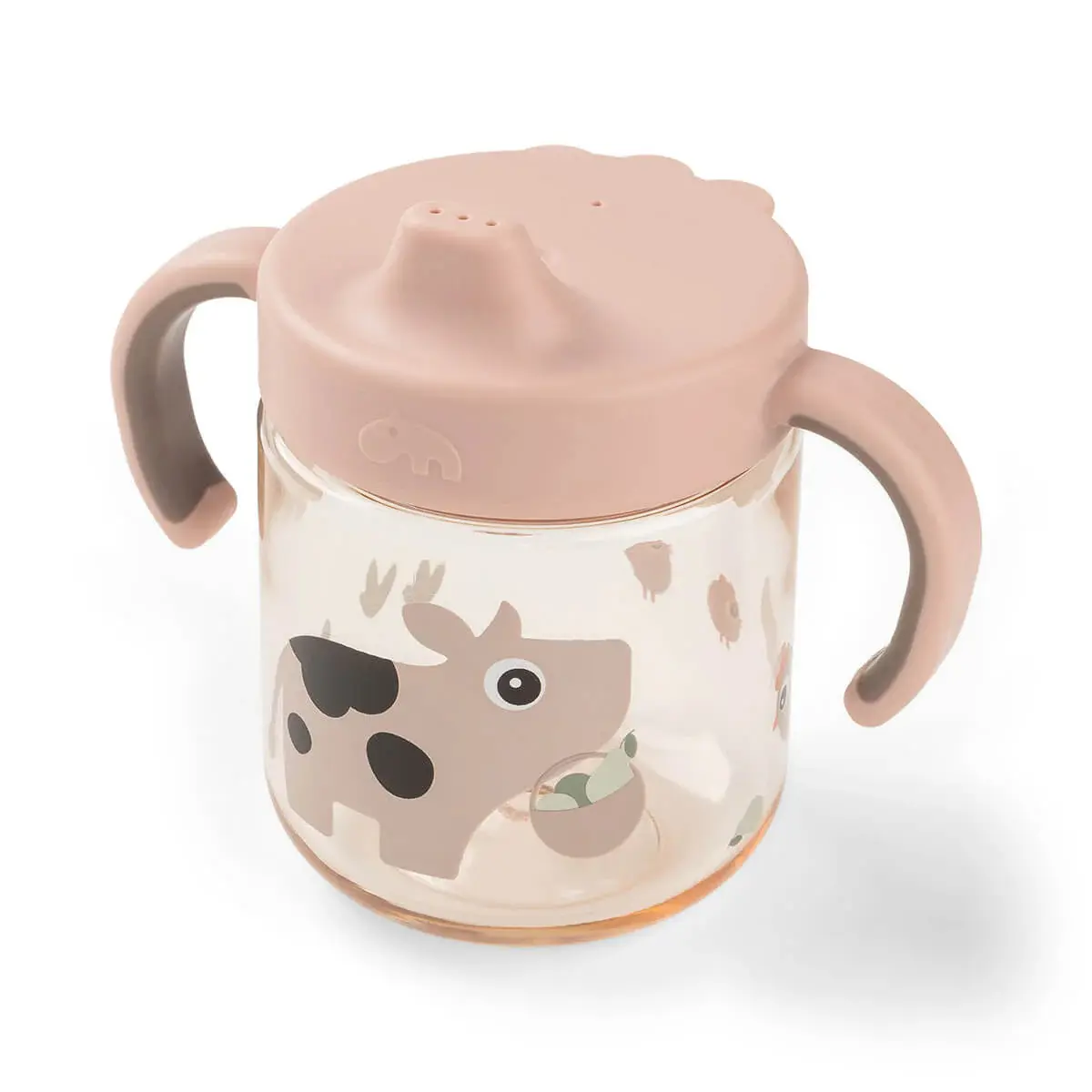 Trinkbecher mit 2 Griffen Babylätzchen Done by Deer Tiny farm