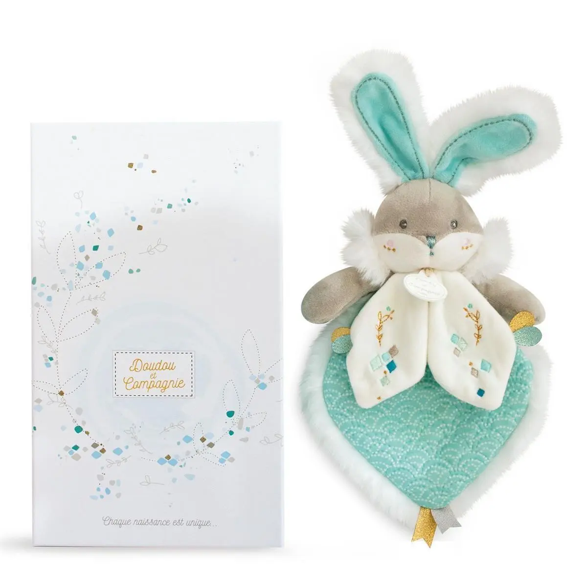 Suiker konijntje knuffel Doudou & compagnie