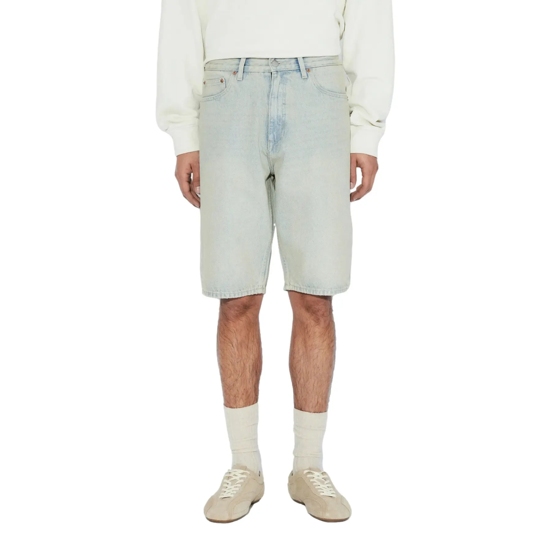 Korte jeans met een gestructureerd effect Dr. Denim Omar