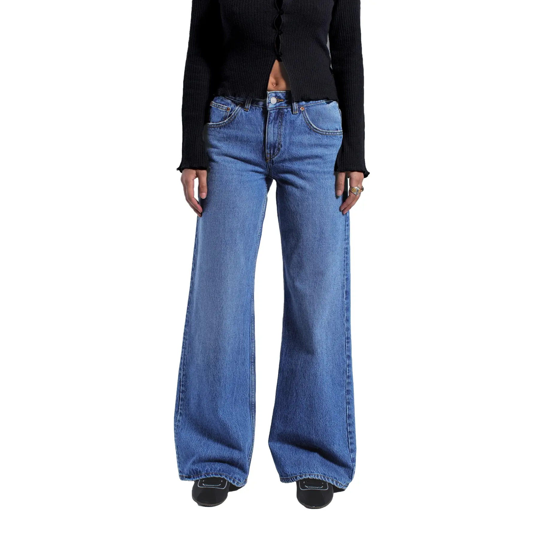 Retro Wide Leg Jeans Dames Dr. Denim Rhue