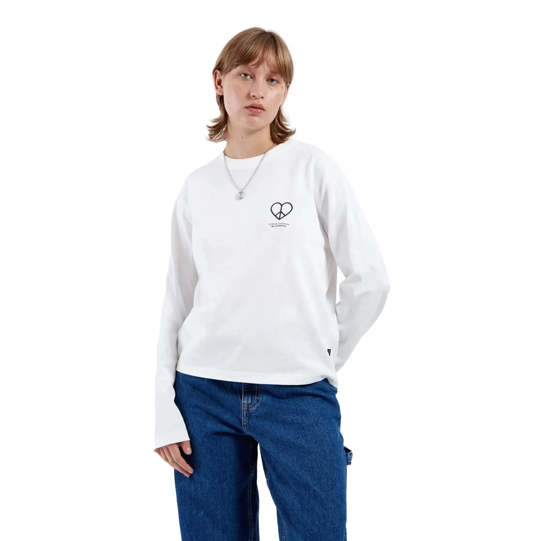 Dames-T-shirt met lange mouwen Dr. Denim Kath