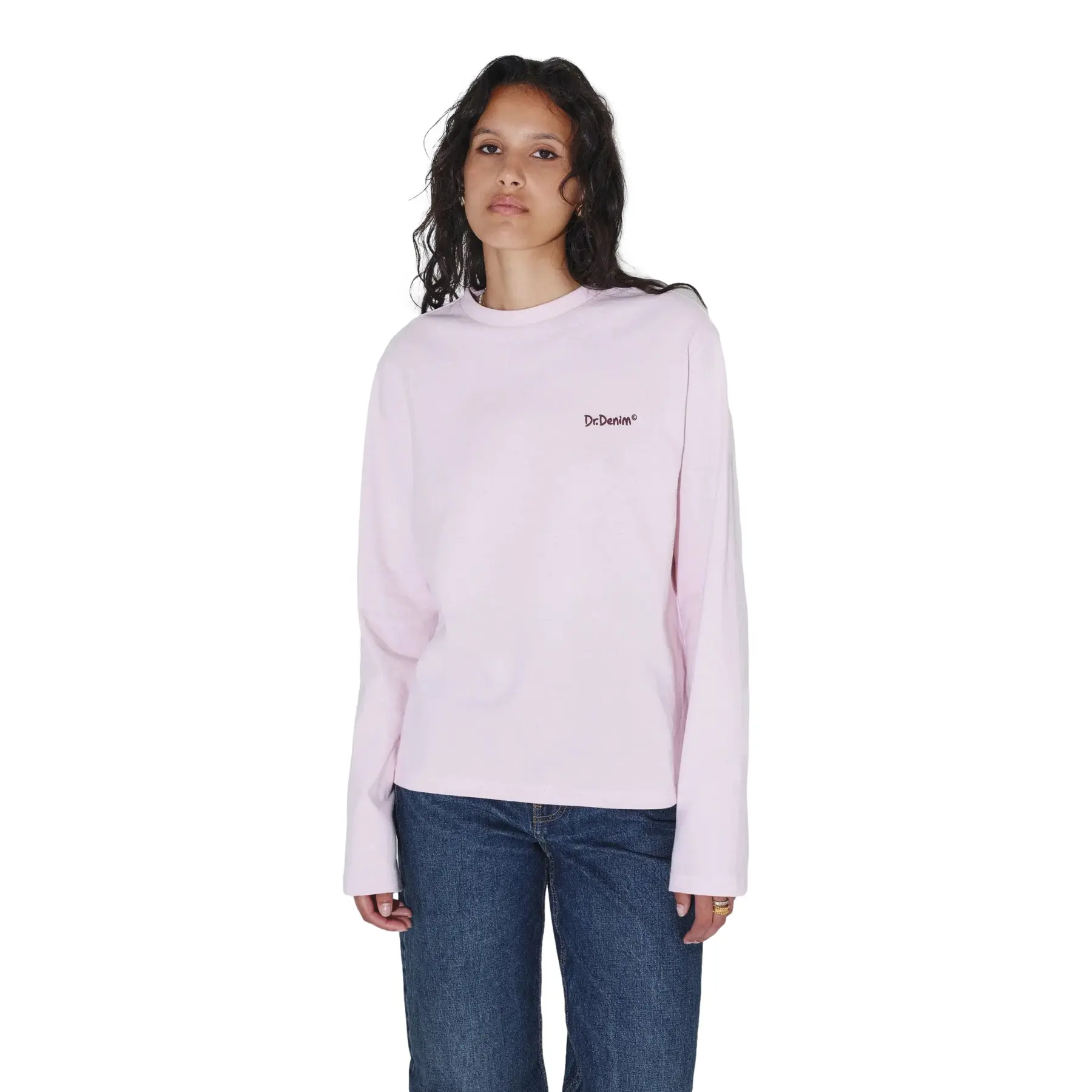 Dames-T-shirt met lange mouwen Dr. Denim Kath