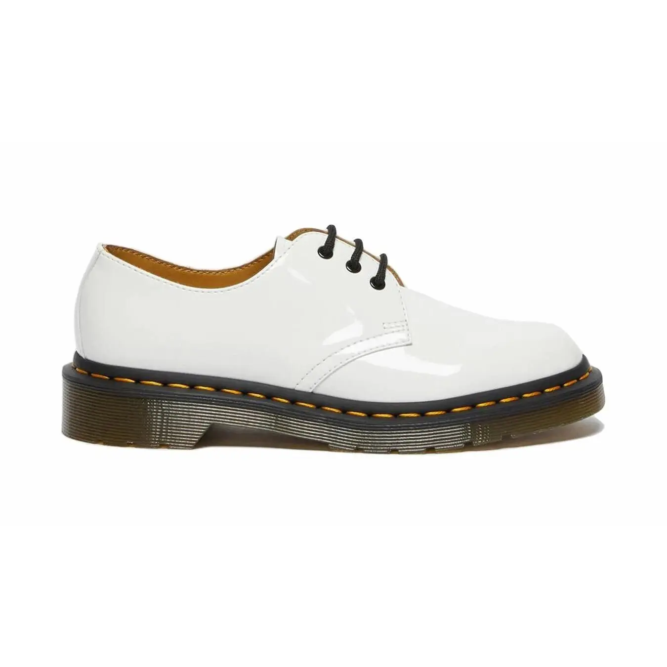 0190665380187 - Dr Martens Lack-Schnürer 1461 in weiß Schnürschuhe für Damen 0190665380187 - Dr Martens Lack-Schnürer 1461 in weiß Schnürschuhe für Damen