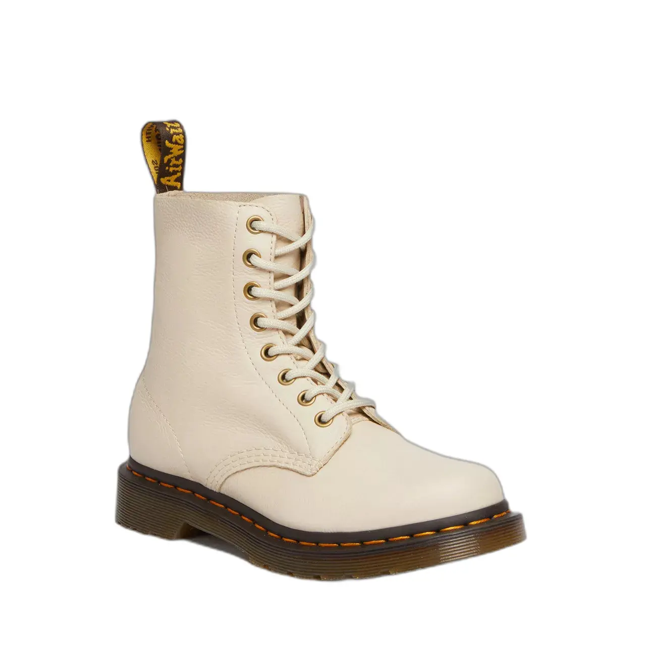 0190665550818 - Dr Martens - 1460 Pascal - Lederstiefel in Pergamentbeige mit acht Ösen-Neutral