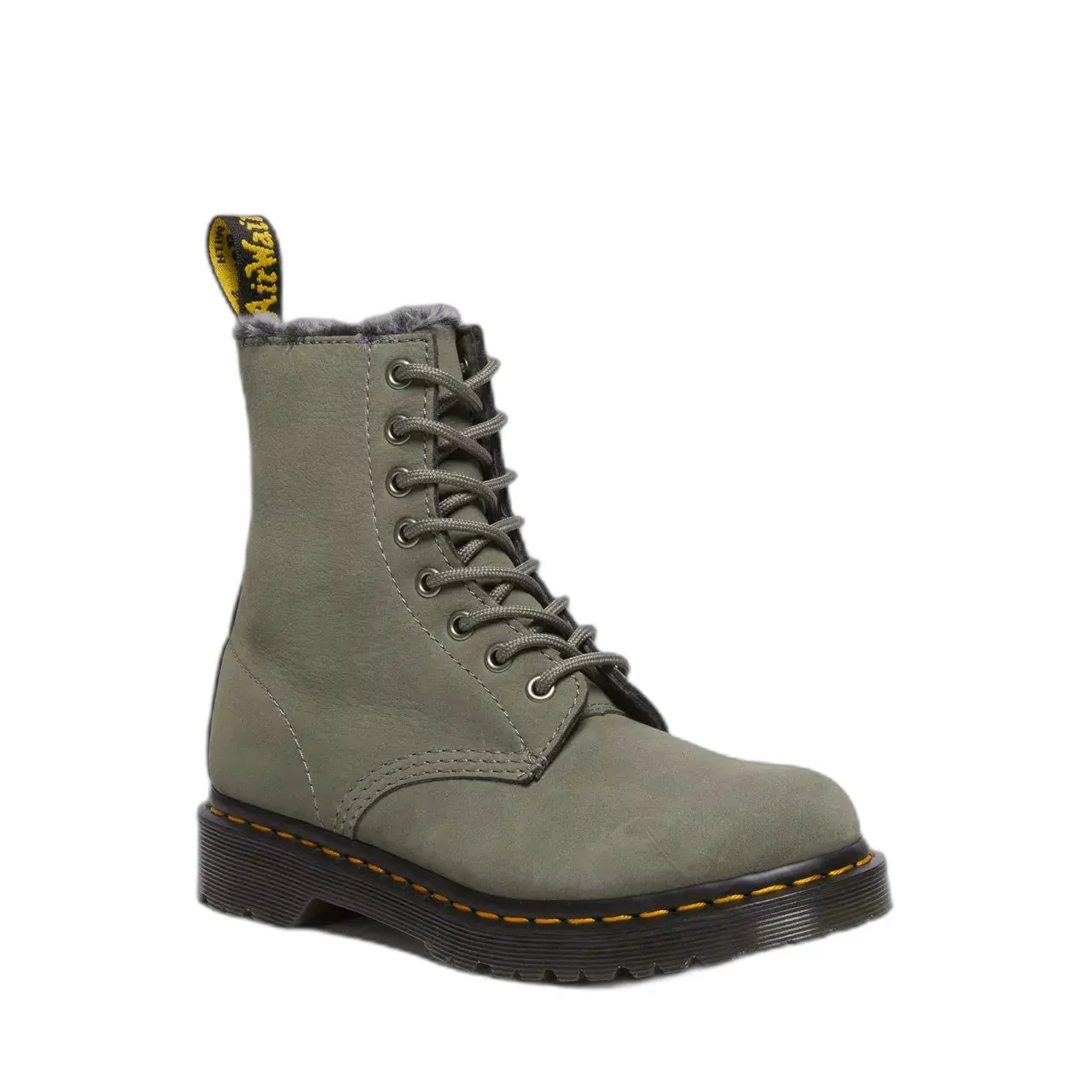 0190665574388 - 1460 Serena - Nickel Grey Milled Nubuck Wp Boot grau in EU36