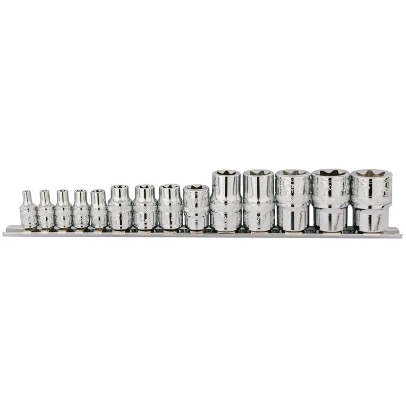 Jeu 14 Nüsse Draper Torx 1/4'', 3/8'' & 1/2''