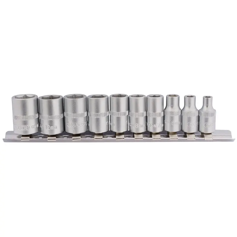 Jeu de douilles 6 pans mÃ©triques Draper 1/4ââ (10 piÃ¨ces)