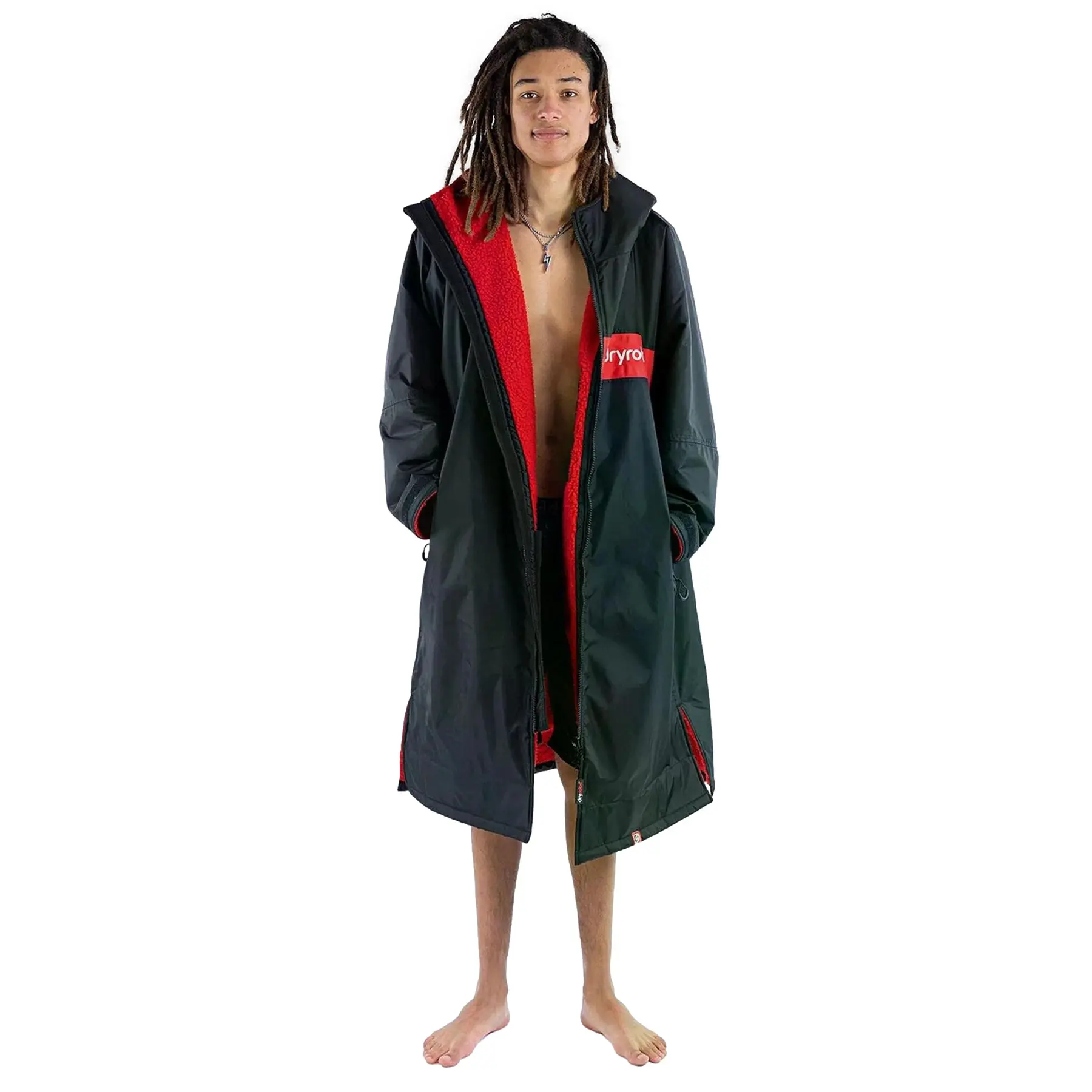Wasserabweisender Bademantel mit langen Ärmeln Dryrobe Advance