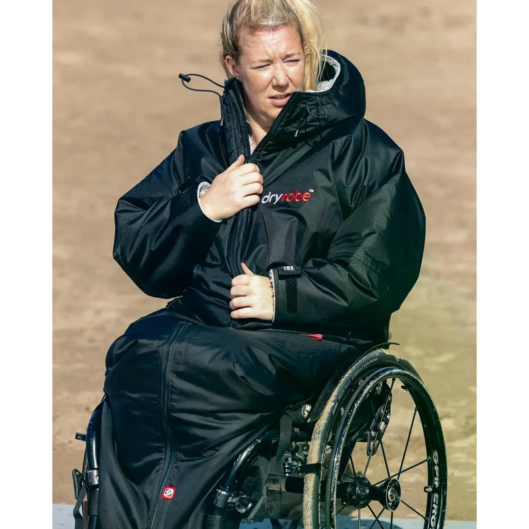 Dames surf poncho Dryrobe Adapt