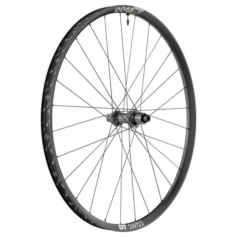 Image of Hinterrad Kassette Querachse Felge - widerstandsfähig Gewicht 110kgs DT Swiss M1900 Boost Tubeless Ready Disc Centerlock Shimano Microspline 12V. 12-148 - 30C - 110Kgs