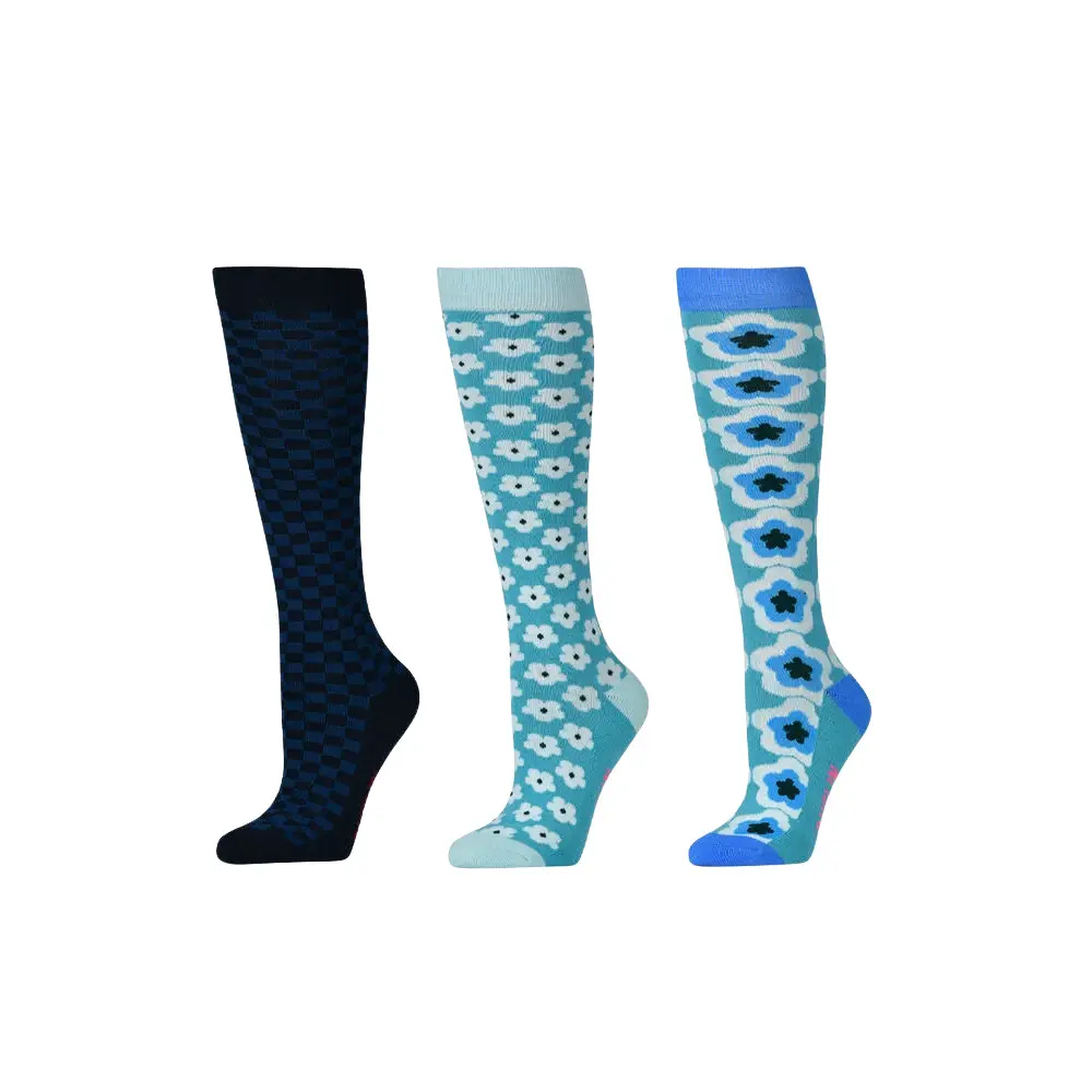 Dublin Multicolore Riding Socks (X3)