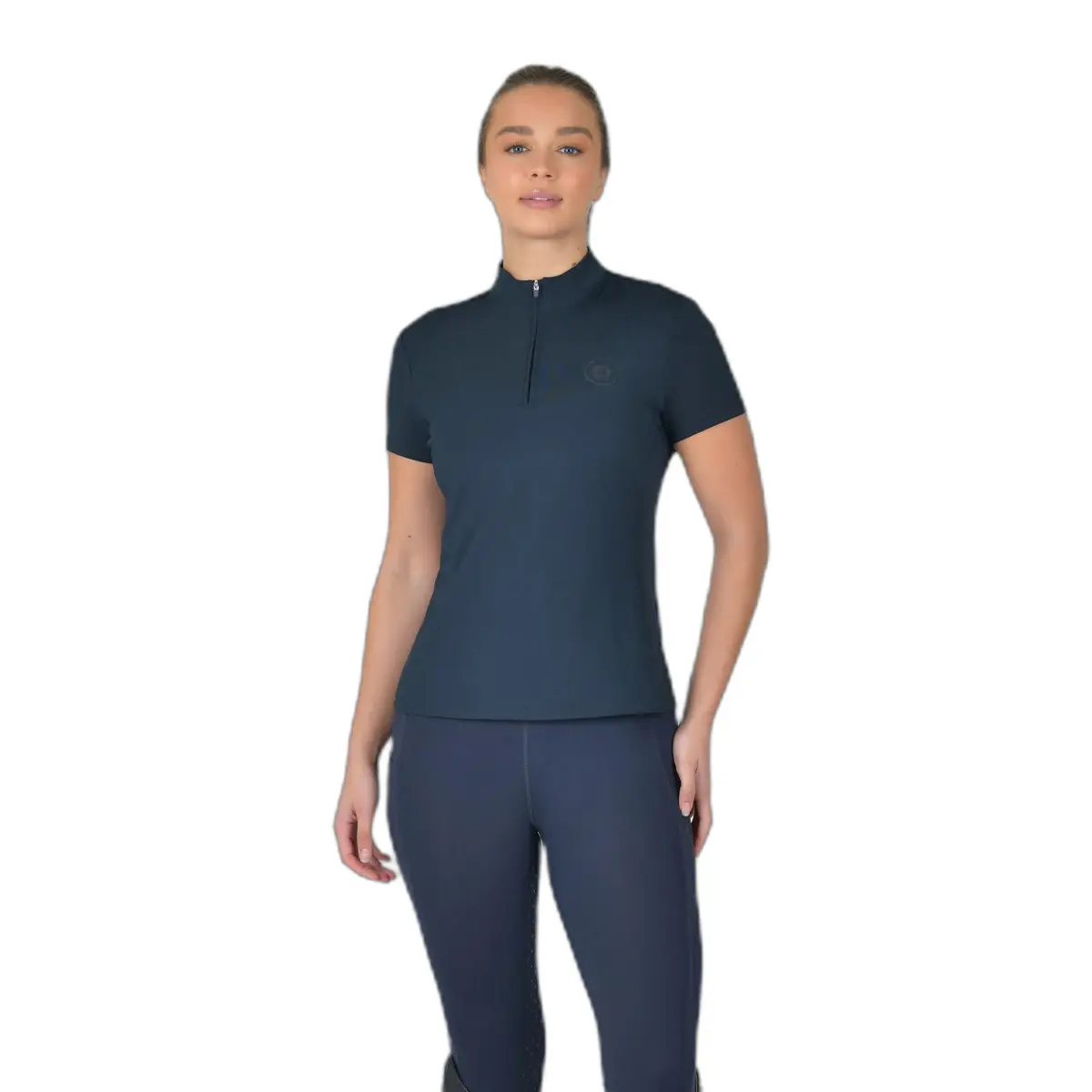 Maillot équitation 1/4 zip femme Dublin