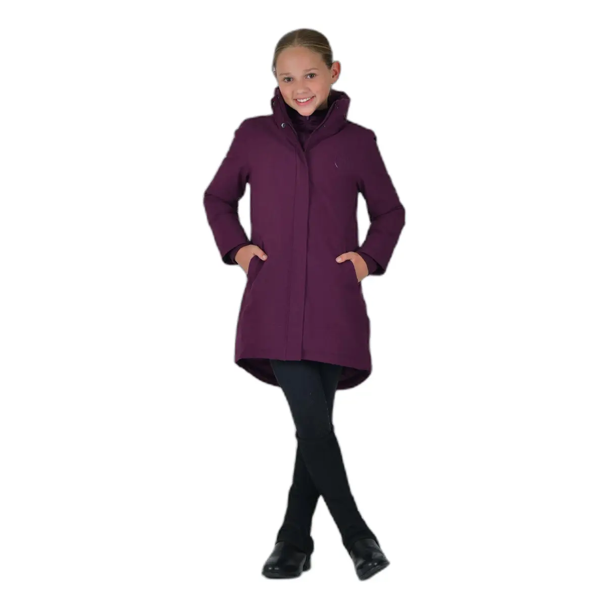 Comparer les prix de Veste imperméable équitation full zip enfant Dublin