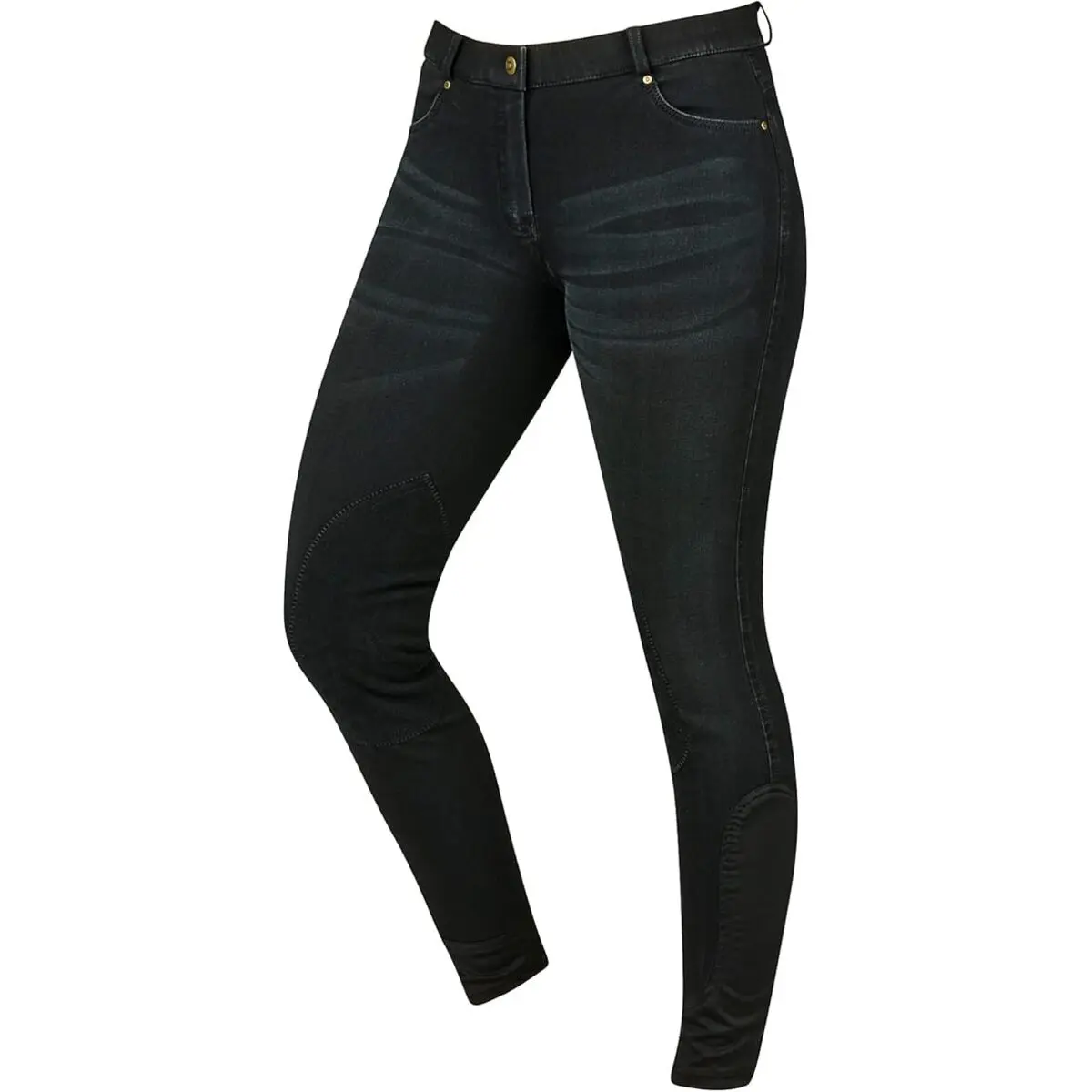 Dublin Women's Noir Knee Patch Riding Jeans Shona