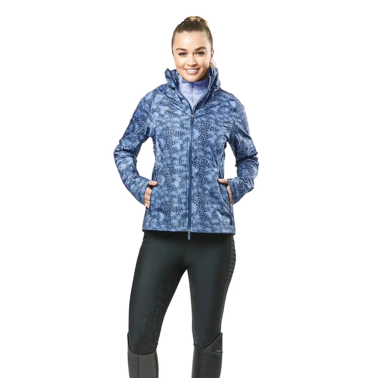 Meilleurs prix pour Veste imperméable équitation imprimée femme Dublin Cortina