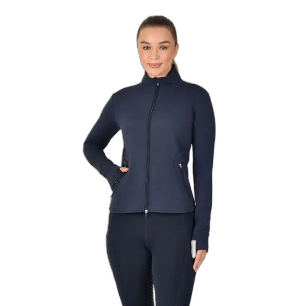 Comparer les prix de Veste équitation full zip polyvalente ajustée femme Dublin