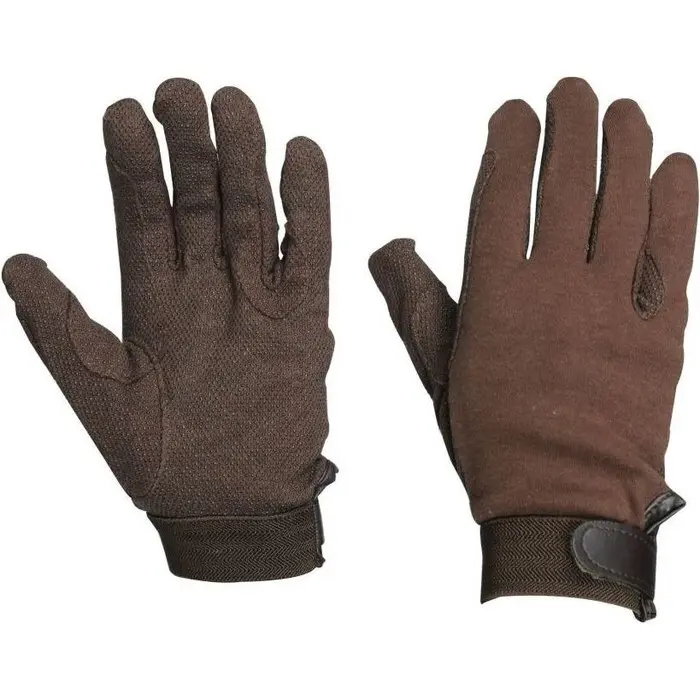 Dublin Marron Riding Gloves Track