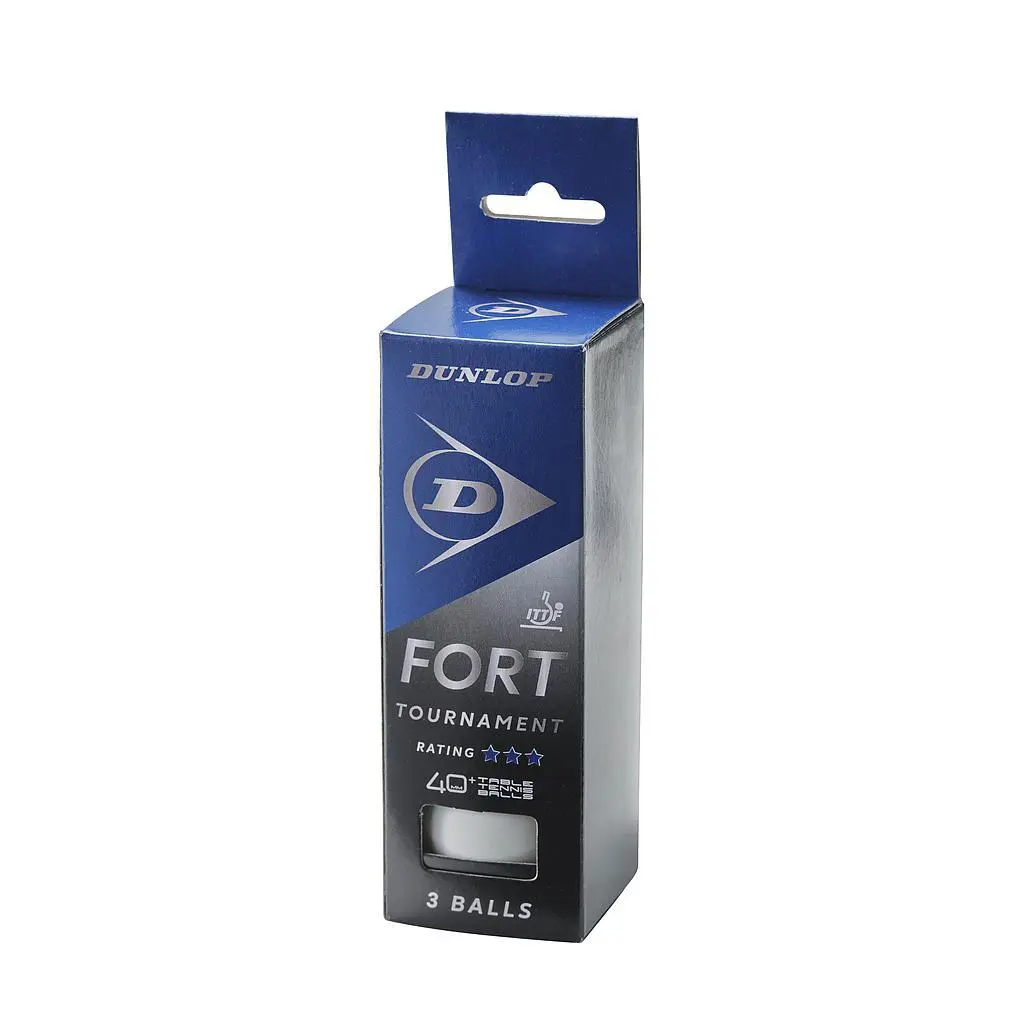 Tischtennisball Dunlop 40+ Fort Tournament TT (x3)