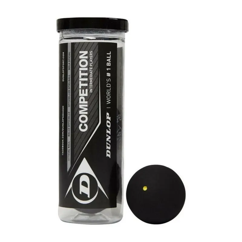 Squashbälle Dunlop Competition (x3)