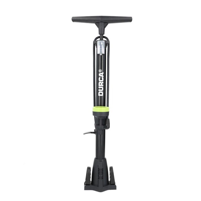 Velo Store - UK Steel foot pump with pressure gauge Durca | Extra 10% off with Subscription, Postage £16.79 to UK Fedex.