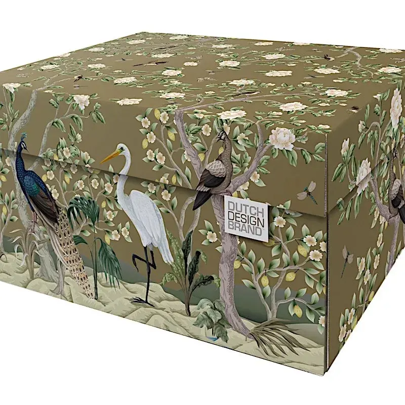 Aufbewahrungsbox aus Karton Dutch Design Brand Golden Paradise