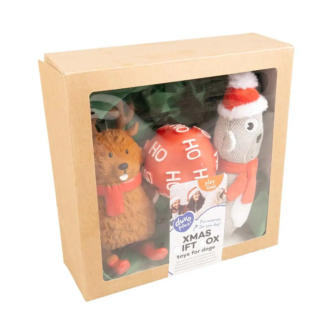 Comparer les prix de Jouet pour chien Duvoplus Xmas Toy Giftbox