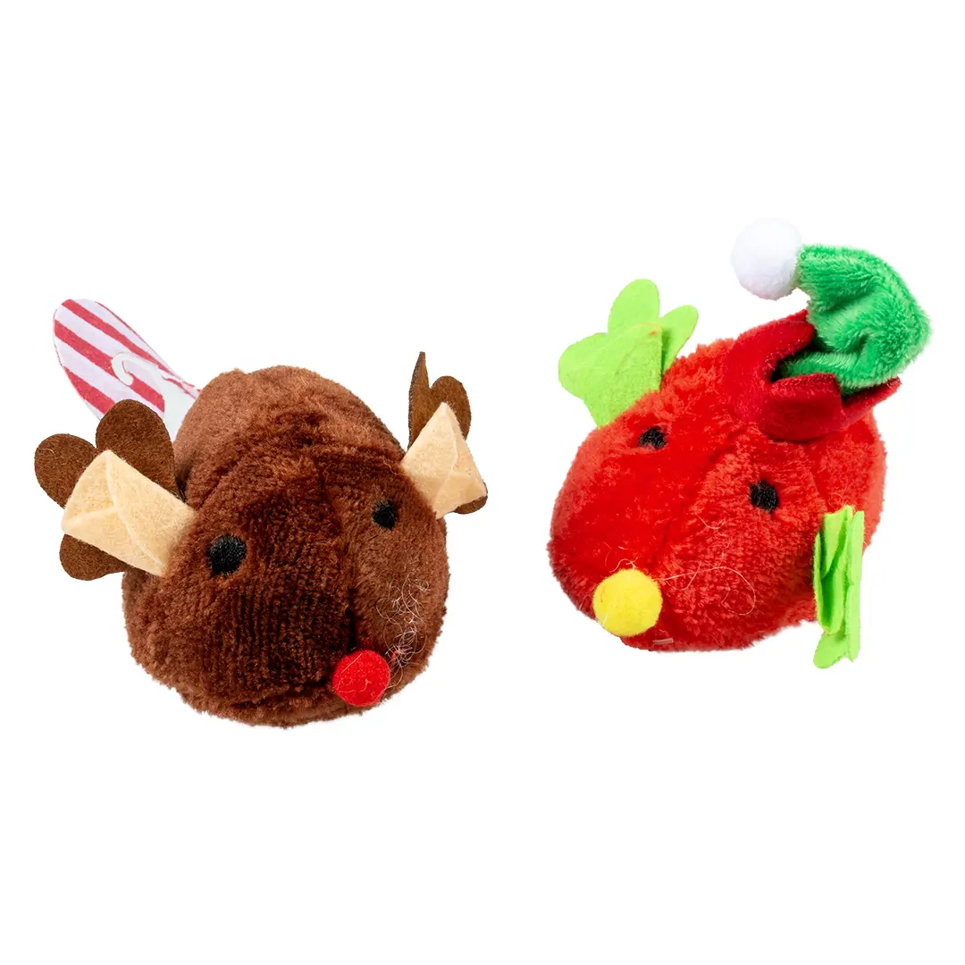 Comparer les prix de Jouet peluche souris pour chat Duvoplus X-Mas Silky