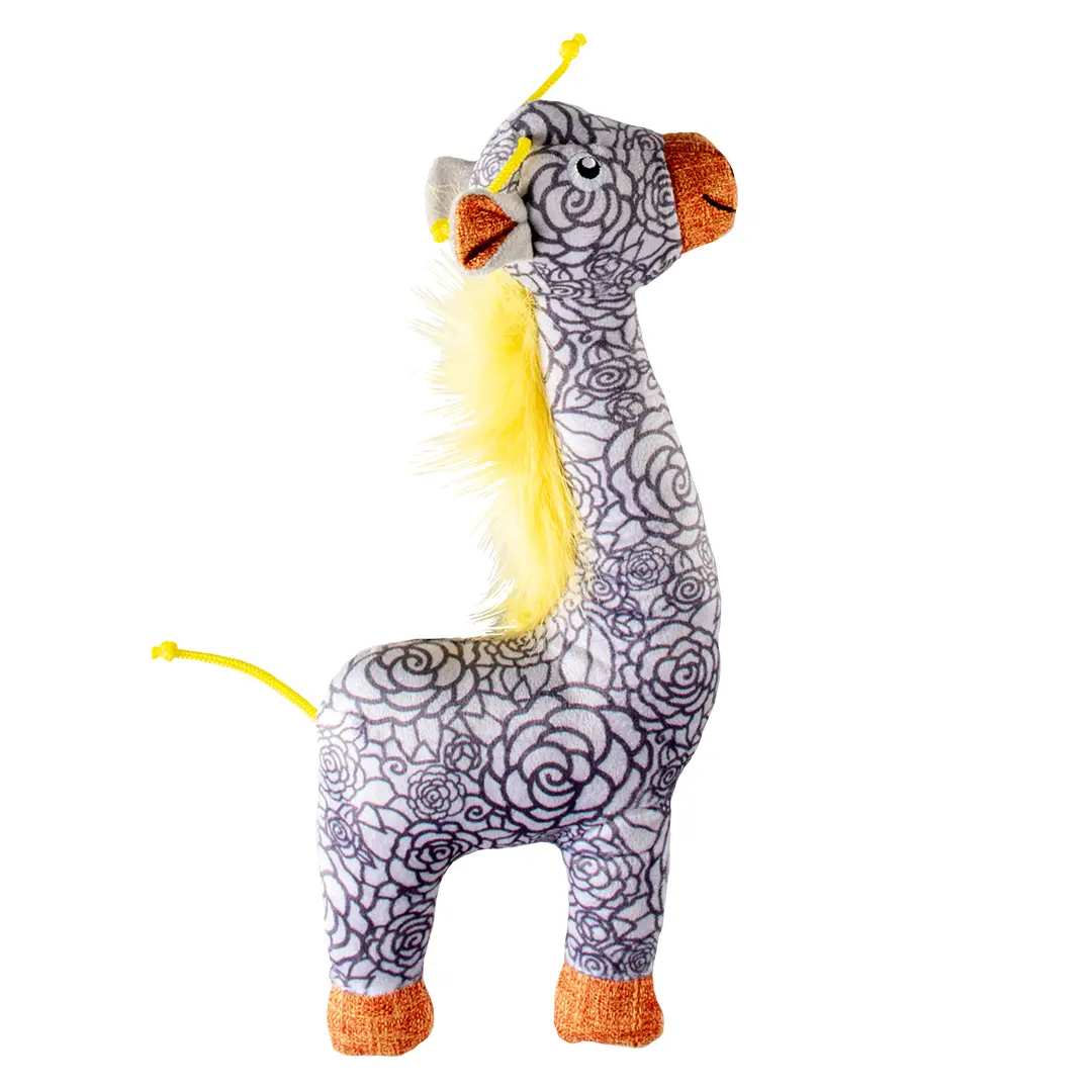 Duvoplus Gris Plush Toy For Dog Girafe