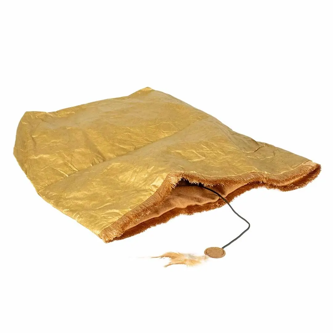 Meilleurs prix pour Jouet pour chat sac en papier avec plume Duvoplus Crackle