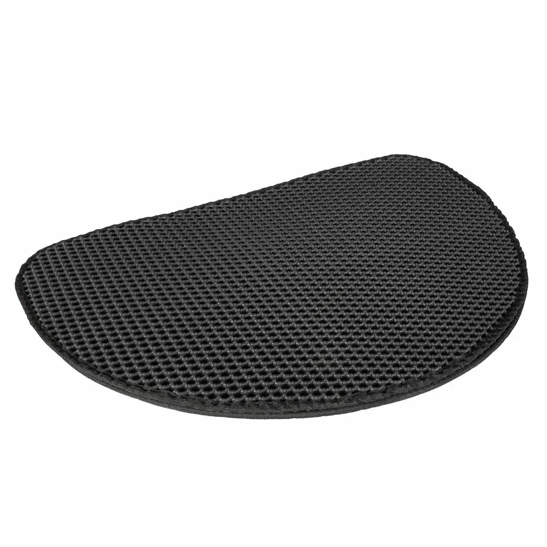 Duvoplus Marron Half-Circle Litter Mat Swift